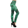 thumbnail image 1 of Lady's Printed Leggings - Bandana Frame Collage Printed, 1 of 5