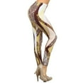 thumbnail image 1 of Lady's Printed Leggings - Neutral Lacey Printed Leggings, 1 of 4