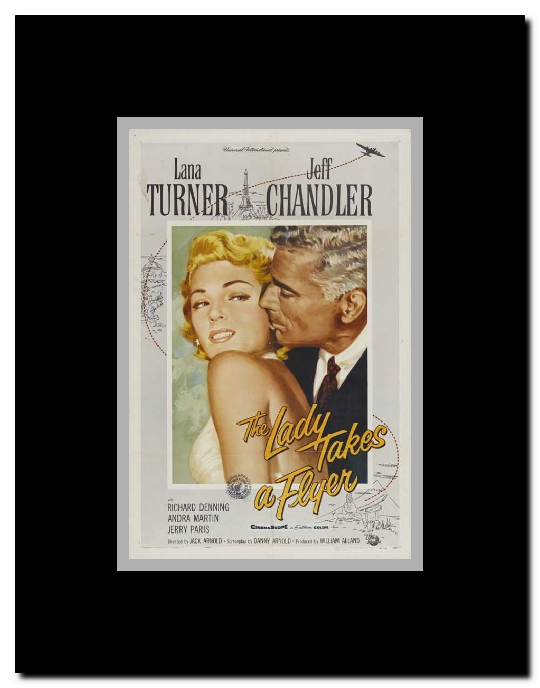 Lady takes a Flyer The Framed Movie Poster