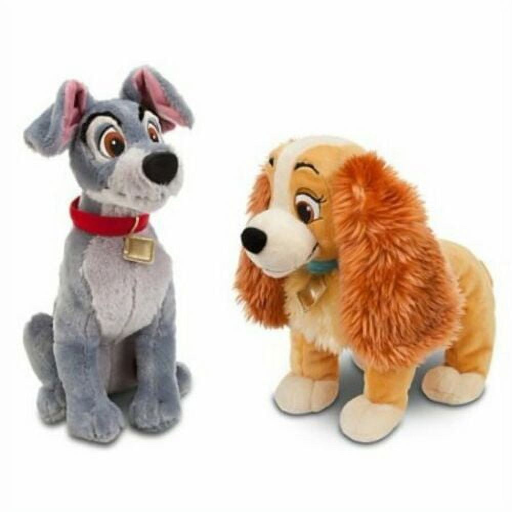 Lady and the Tramp ぬいぐるみセット Lady & the Tramp Plush Toy Set, 15 in, Stuffed Animal