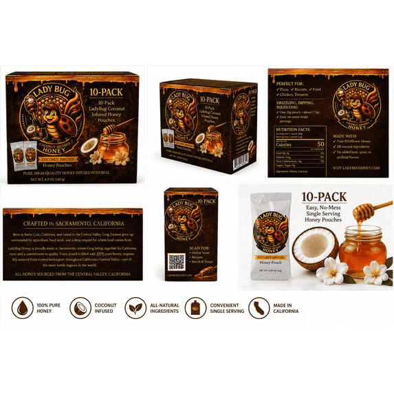 LadyBug Coconut Honey