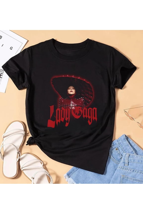 LadyGaga Mayhem Shirt, LadyGaga Vintage Gaga Tees, Fan Gift for Little Monsters, Mayhem Tour Merch Shirt