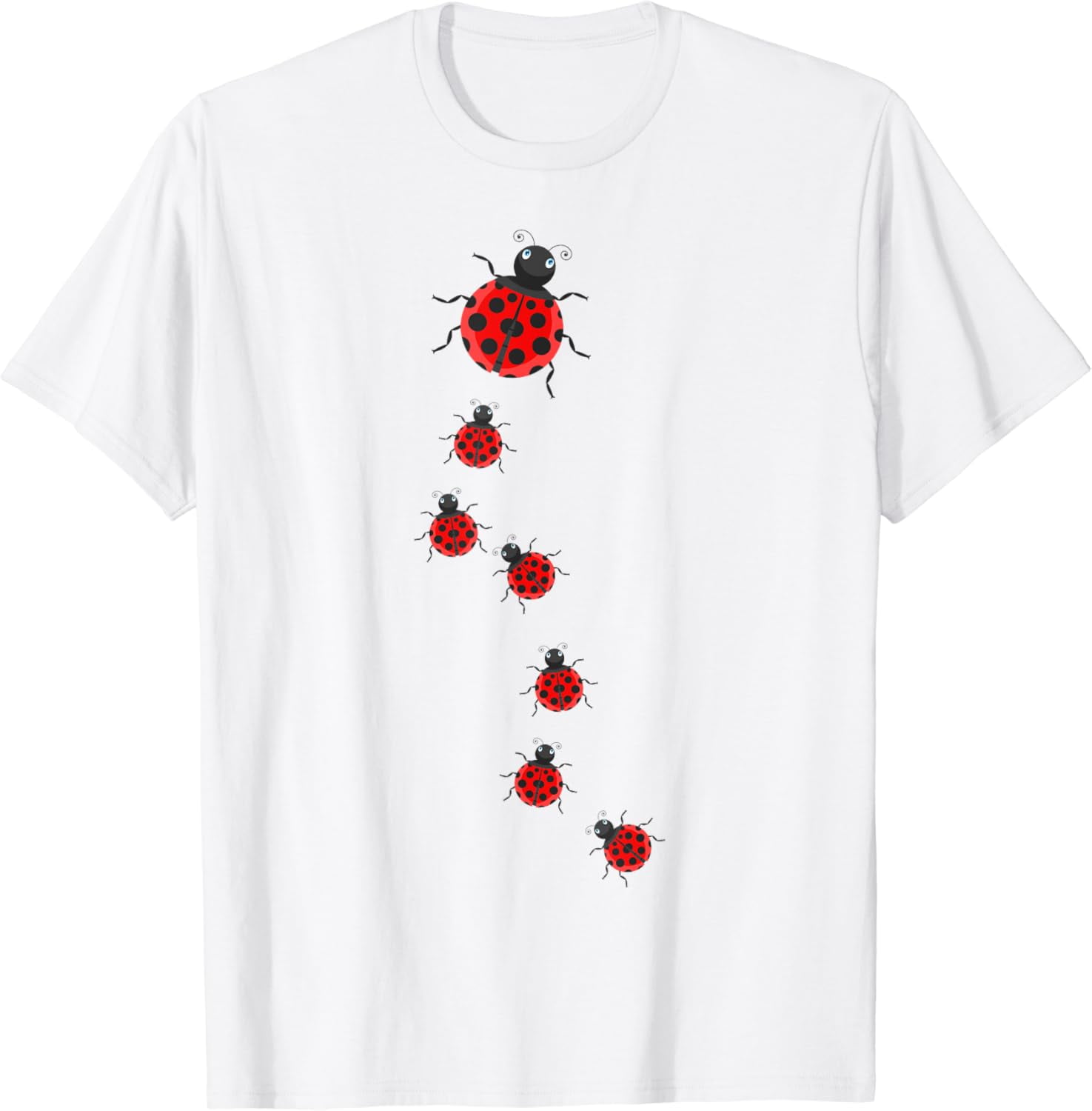Ladybeetles Ladybugs Nature Lover Insect Fans Entomophiles T-Shirt100 ...