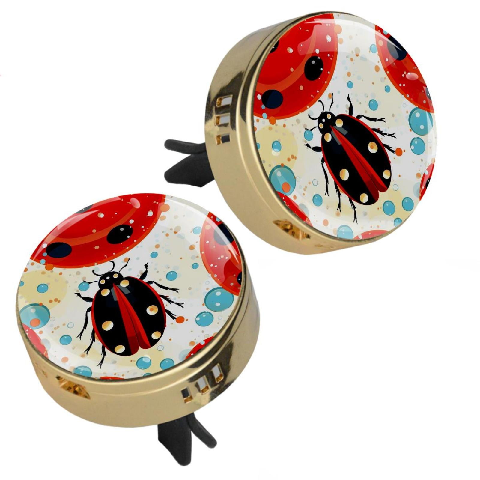 Ladybird Aromatherapy Car Diffusers for Essential Oils Car Vent Clip