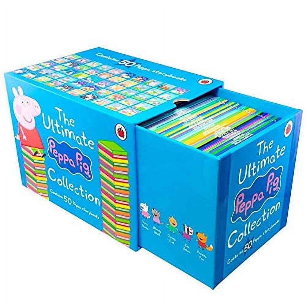 Peppa Pig Ultimate Collection 50 Books Set, Hardcover, Kids Story