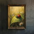 thumbnail image 1 of Ladybird Cottagecore Dark Academia Art Print Whimsical Insect Wall Art Vintage Nature Poster for Living Room Bedroom or Gallery Wall Moody, 1 of 3