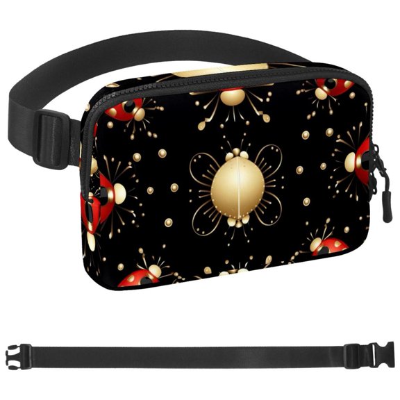 Ladybird Fanny Pack Waist Packs for Men Women, Waist Bag Hip Pack for Travel Hiking Running Outdoor Sports