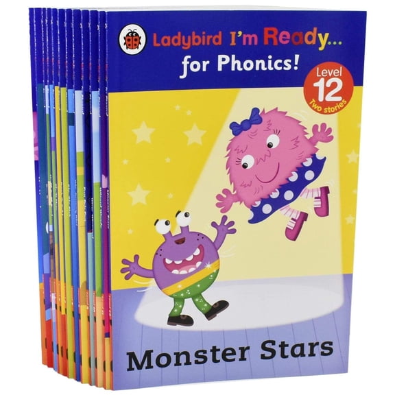 Ladybird I'm Ready for Phonics 12 Books Collection - Ages 5-7 - Paperback