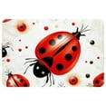 thumbnail image 1 of Ladybird Indoor Carpet Kitchen Rug Office Mat - Polyester Non-Slip Machine Washable, 1 of 6