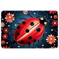 thumbnail image 1 of Ladybird Indoor Rug Outdoor Carpet Door Rug Polyester Non-Slip Machine Washable Bath Mats, 1 of 6