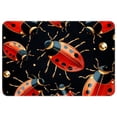 thumbnail image 1 of Ladybird Machine Washable, Non-Slip Polyester Floor Rug | Indoor Floor Mats for Chair Mat, 1 of 6
