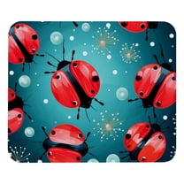 Ladybird Mouse Pad, Personality Design Rubber Base for Office Decor for Laptop, Computers