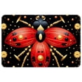 thumbnail image 1 of Ladybird Non-Slip Machine Washable Polyester Floor Carpet Office Rug Chair Mats, 1 of 1