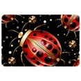 thumbnail image 1 of Ladybird Non-Slip Polyester Door Mat Floor Mats Bath Rugs Machine Washable, 1 of 6