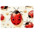 thumbnail image 1 of Ladybird Polyester Non-Slip Machine Washable Chair Rugs Office Mat Area Rugs Bath Rug, 1 of 6