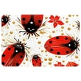 thumbnail image 1 of Ladybird Polyester Non-Slip Machine Washable Door Rug Game Mat Door Mats, 1 of 6