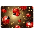 thumbnail image 1 of Ladybird Polyester, Non-Slip, Machine Washable Outdoor Carpet Floor Rug for Door - 3x5 Feet, 1 of 1