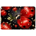 thumbnail image 1 of Ladybird Polyester Non-Slip Office Chair Mat Bath Rugs Floor Rugs Machine Washable, 1 of 6