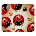 thumbnail image 1 of Ladybird Printed Square Mousepad Desk Pad Desk Mat, 8.3x9.8 Inch, Non-Slip Rubber Bottom, Suitable for Office and Gaming, 1 of 6
