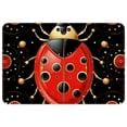 thumbnail image 1 of Ladybird Soft Polyester Non-Slip Machine Washable Floor Carpet Door Mat Office Rugs, 1 of 6