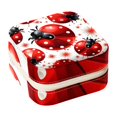 thumbnail image 1 of Ladybird Travel Portable Square Jewelry Stand - Earring Organizer, Earring Holder, and Jewelry Box - Suitable for Girls and Women, 1 of 6