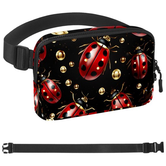 Ladybird Waist Pack Bag Fanny Pack for Men&Women Hip Bum Bag with Adjustable Strap for Outdoors Workout Traveling Casual Running Hiking Cycling