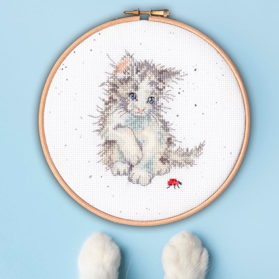 Bothy Threads Ladybird Hoop Counted Cross-Stitch Kit