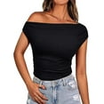 thumbnail image 1 of Ladybranch Black Camisole Tops for Women Sleeveless Ribbed Knit Henley Tops Casual Corset Tube Y2K Tank Tops(Small,Pure Black）, 1 of 8