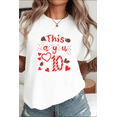 thumbnail image 1 of Ladybug 10 Years Old Birthday Girl Family Insect Design Unisex T-Shirt, up to Size 5XL, 1 of 2