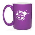 thumbnail image 1 of Ladybug Ceramic Coffee Mug Tea Cup Gift (15oz Purple), 1 of 1