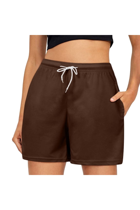 Drawstring Color Waist Comfy Solid Elastic Shorts Pants Women Pocket Casual Pants Pants for Womens plus Size Yoga Pants for Women 2x Pants for Women Casual Summer Business Casual Pants for