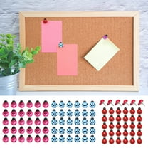 Ladybug Decorative Push Pins | Cute Thumb Tacks for Cork Board, Bulletin Board, Photo Wall, Map | Red Insect Design | 30 Pack | Office Home Organization
