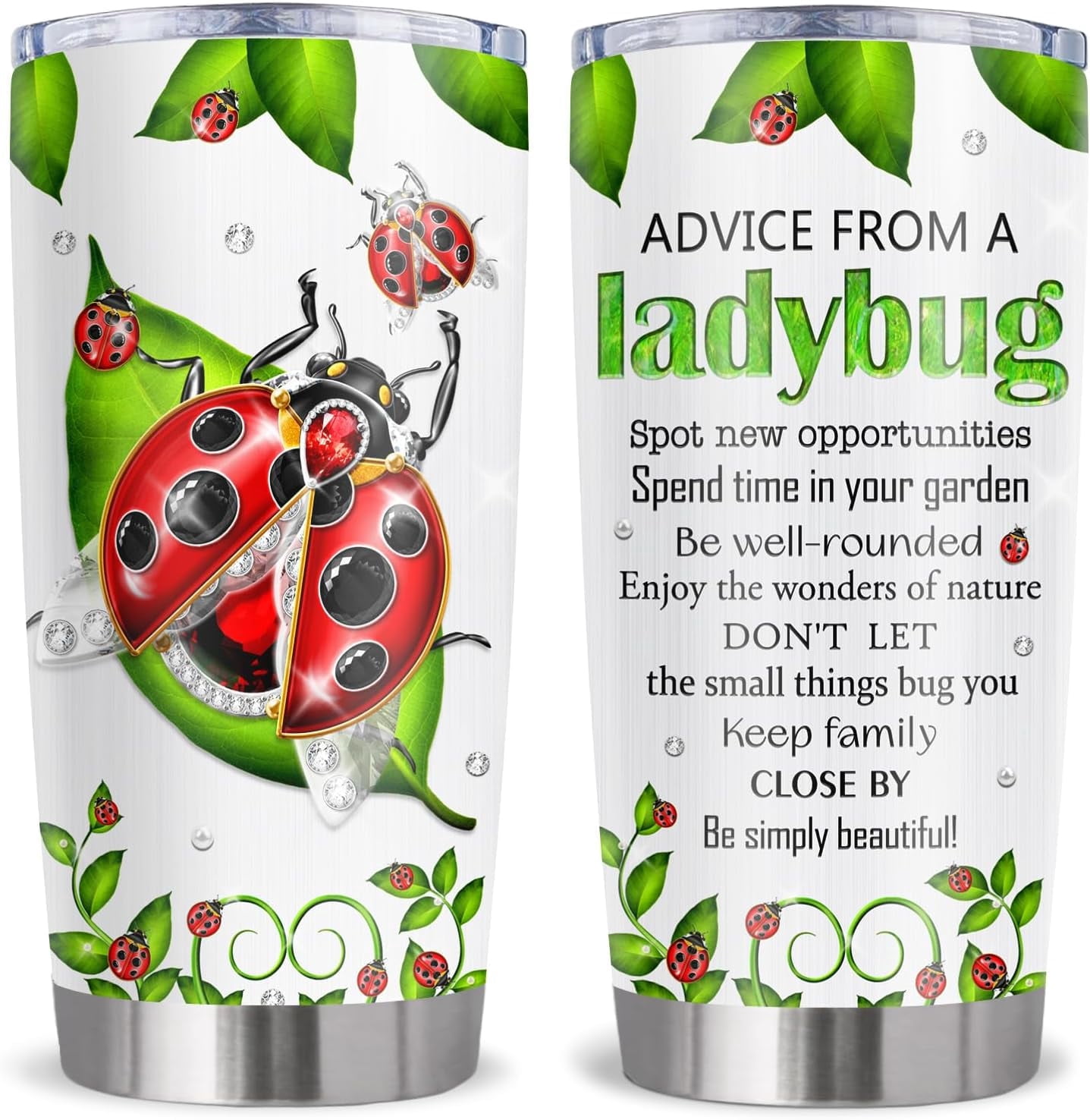 Ladybug Gifts, Ladybug Gifts for Women Tumbler 20 Oz, Ladybug Stuff ...