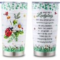 thumbnail image 1 of Ladybug Gifts for Women Cute Ladybug Tumbler Gifts for Ladybug Lovers Mother's Day Ladybug Stuff Cup Christmas Birthday Gifts for Women Girls Friends Wife Mom 20 Oz Ladybug Stainless Steel Tumbler, 1 of 6