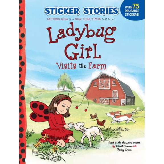 Pre-Owned Ladybug Girl Visits the Farm (Paperback) by Jacky Davis
