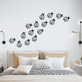 thumbnail image 1 of Ladybug Group Friends Ladybugs Lady Bug Bugs Cute Animal Insect Vinyl Design Wall Sticker Art Decal Boy Girl Kid Room Bedroom Nursery Kinder Playroom Home Decor Stickers Decoration Size (24x40 inch), 1 of 3
