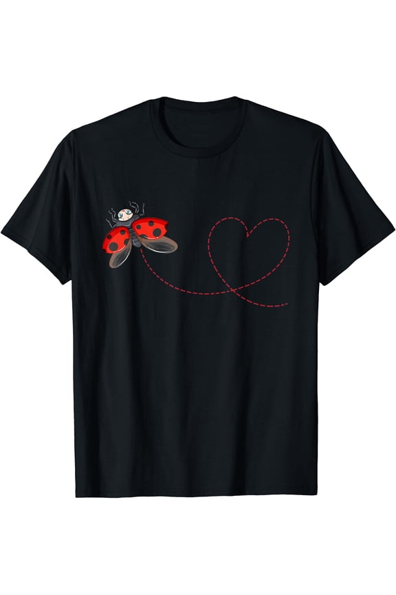 Ladybug Heart - Entomology Entomologist Nature Insect Lover T-Shirt