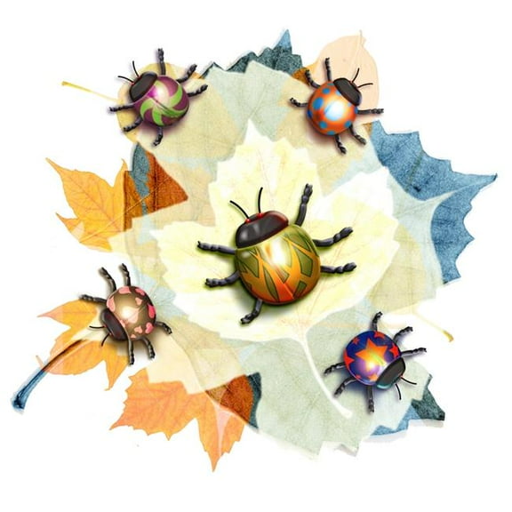 Ladybug Illustration Poster Print by Design Pics Eye Traveller - 30 x 28 - Large