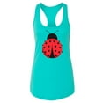 thumbnail image 1 of Ladybug Insect Racerback Tank Women -SPIdeals Designs, Female Medium, 1 of 4