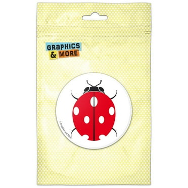 Ladybug Lady Bug Refrigerator Button Magnet