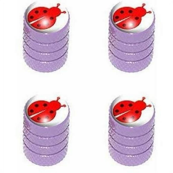 Ladybug Lady Bug Tire Rim Wheel Aluminum Valve Stem Caps, Multiple Colors