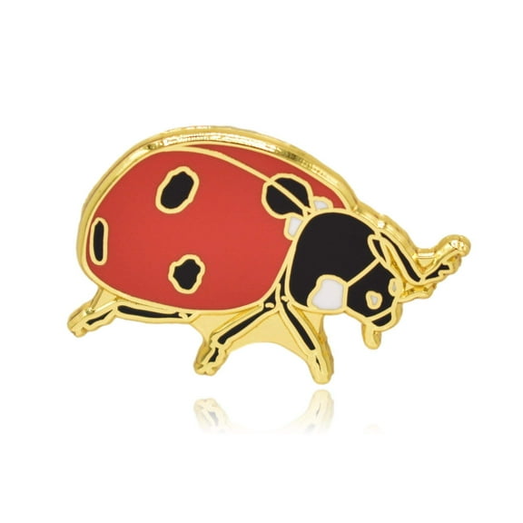 Ladybug Ladybird Insect Hard Enamel Pin | Clayton Jewelry Labs