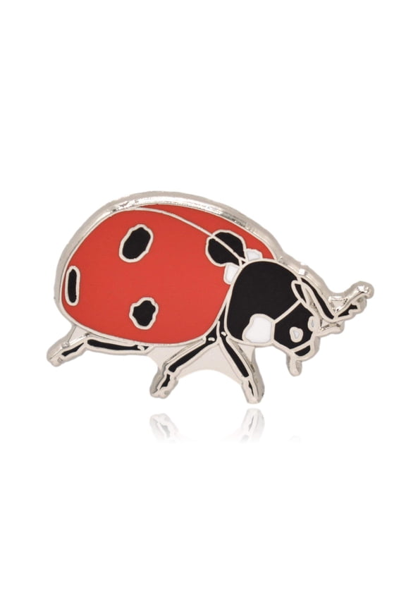 Ladybug Ladybird Insect Hard Enamel Pin | Clayton Jewelry Labs