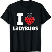 Ladybug Love Insect Bugs I Love Ladybugs T-Shirt