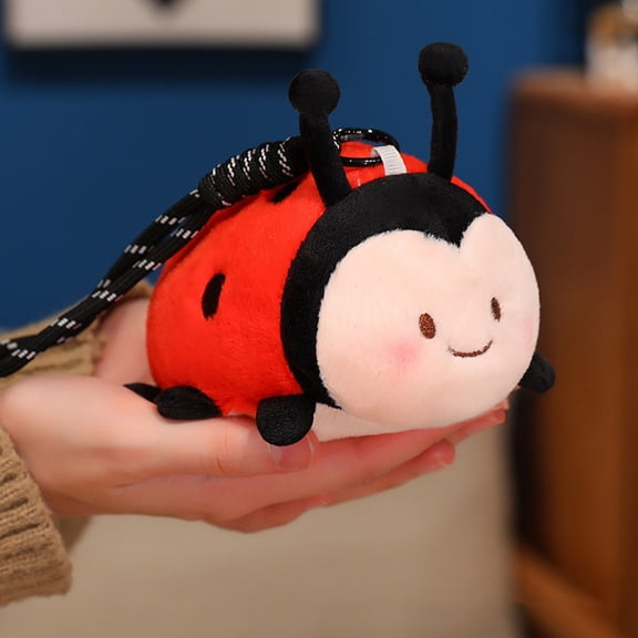Ladybug Plush Toys Lifelike Valentine'S Gift Plush Plushie Birthday Present Realistic Stuffed Animals Cuddly Huggable Pillow Toy B - 26
