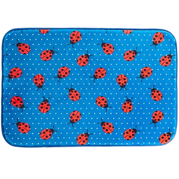 Ladybug Shower Curtain, Bath Rug, Hand Towels, Valance, or Hooks