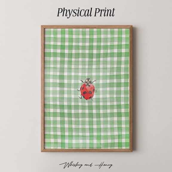 Ladybug Poster Cottagecore , Poster Print Only