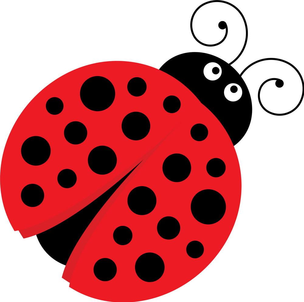 110 Pcs Ladybug Party Supplies for 20 Kids, Cartoon Birthday Party Decorations Include Banners, Cake Topper, Cupcake Topper, Plates, Tableware