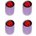 thumbnail image 1 of Ladybug Red Lady Bug On Black Tire Rim Wheel Aluminum Valve Stem Caps, Multiple Colors, 1 of 1