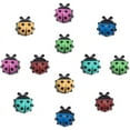 thumbnail image 1 of Ladybug Refrigerator Magnets Kitchen Magnets Office Magnets for Whiteboard & Dry Erase Board, Cute and Colorful Insect Design (12pcs per Set), 1 of 5